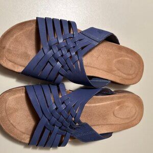 Easy Spirit Meadow Blue Sandals
